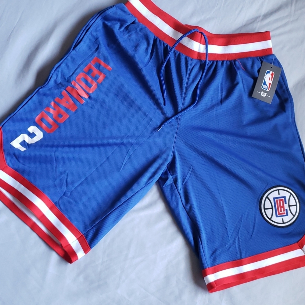 Kawhi Leonard #2 NBA men's basketball shorts. large